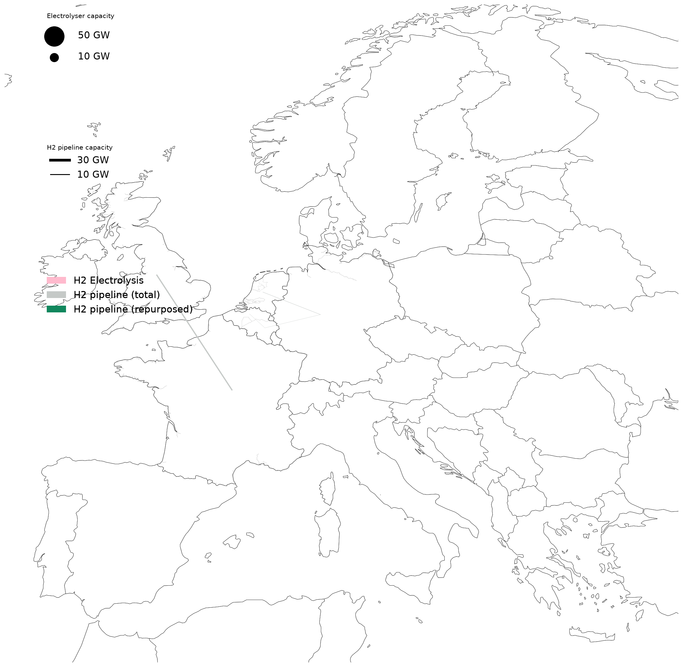 Hydrogen network 2025